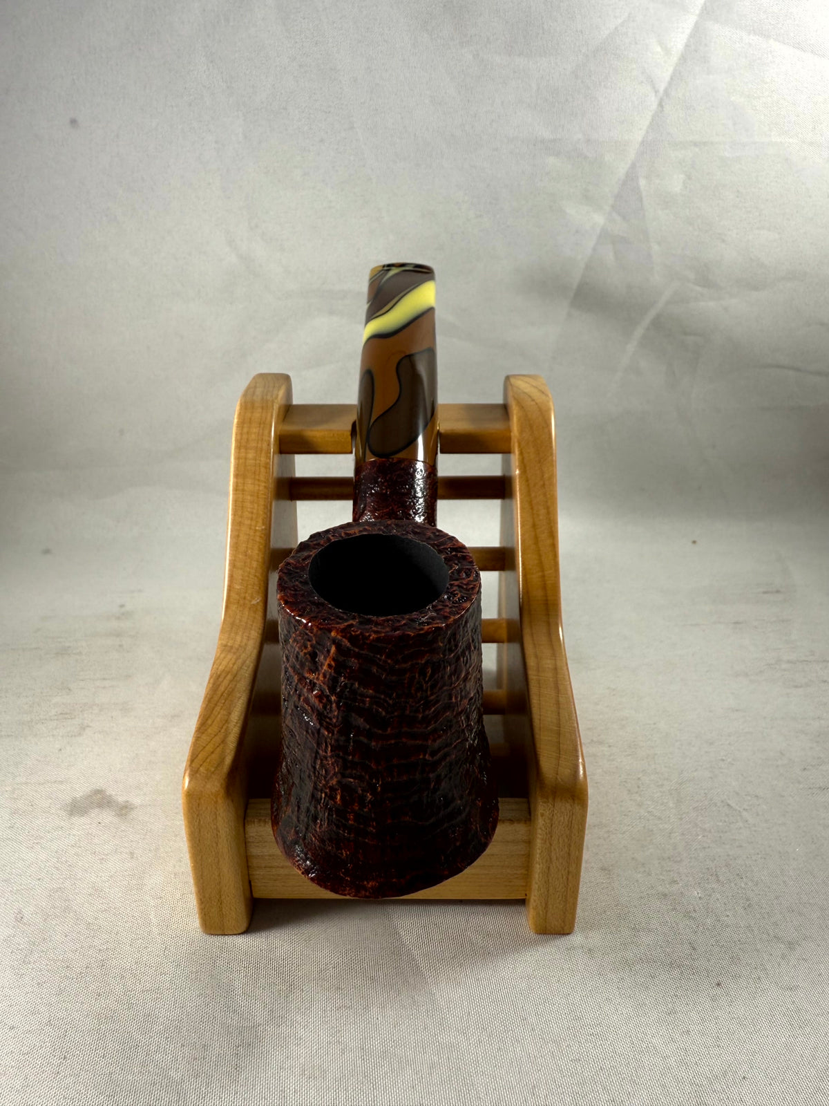 Savinelli Autograph Sandblast Freehand 102-0786 Tobacco Pipe