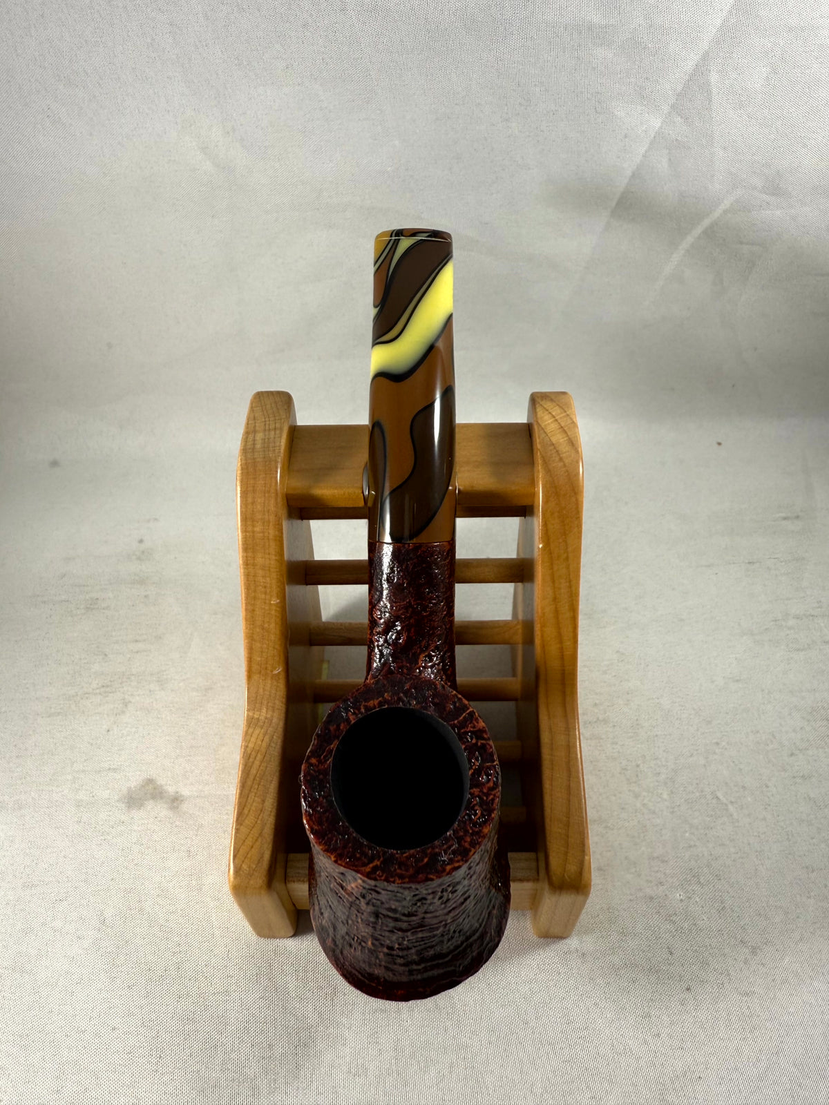 Savinelli Autograph Sandblast Freehand 102-0786 Tobacco Pipe