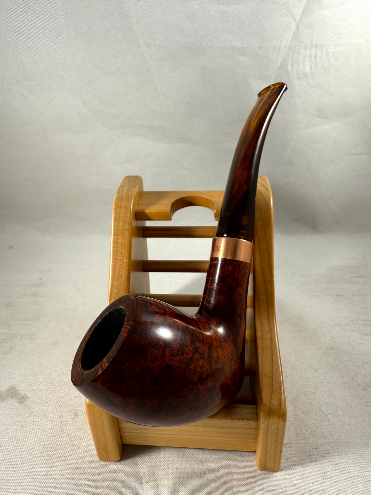 Pipe of the Year 2024 Smooth Brown Tobacco Pipe