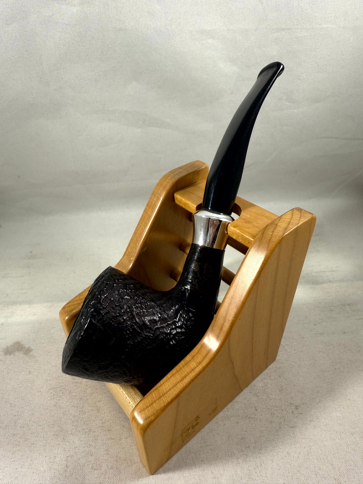 Tromba Sandblasted (104) (9mm) Tobacco Pipe