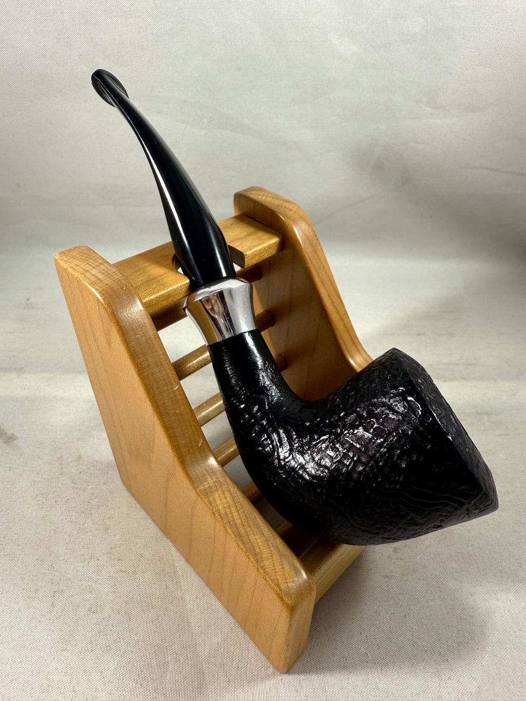 Tromba Sandblasted (104) (9mm) Tobacco Pipe