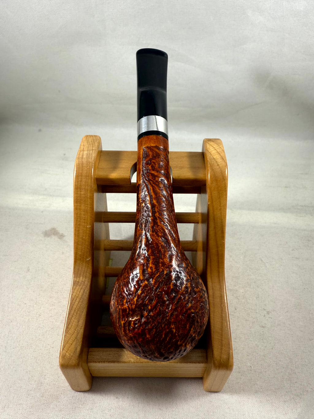 Alba Sandblasted Light Brown (103) (9mm) Tobacco Pipe
