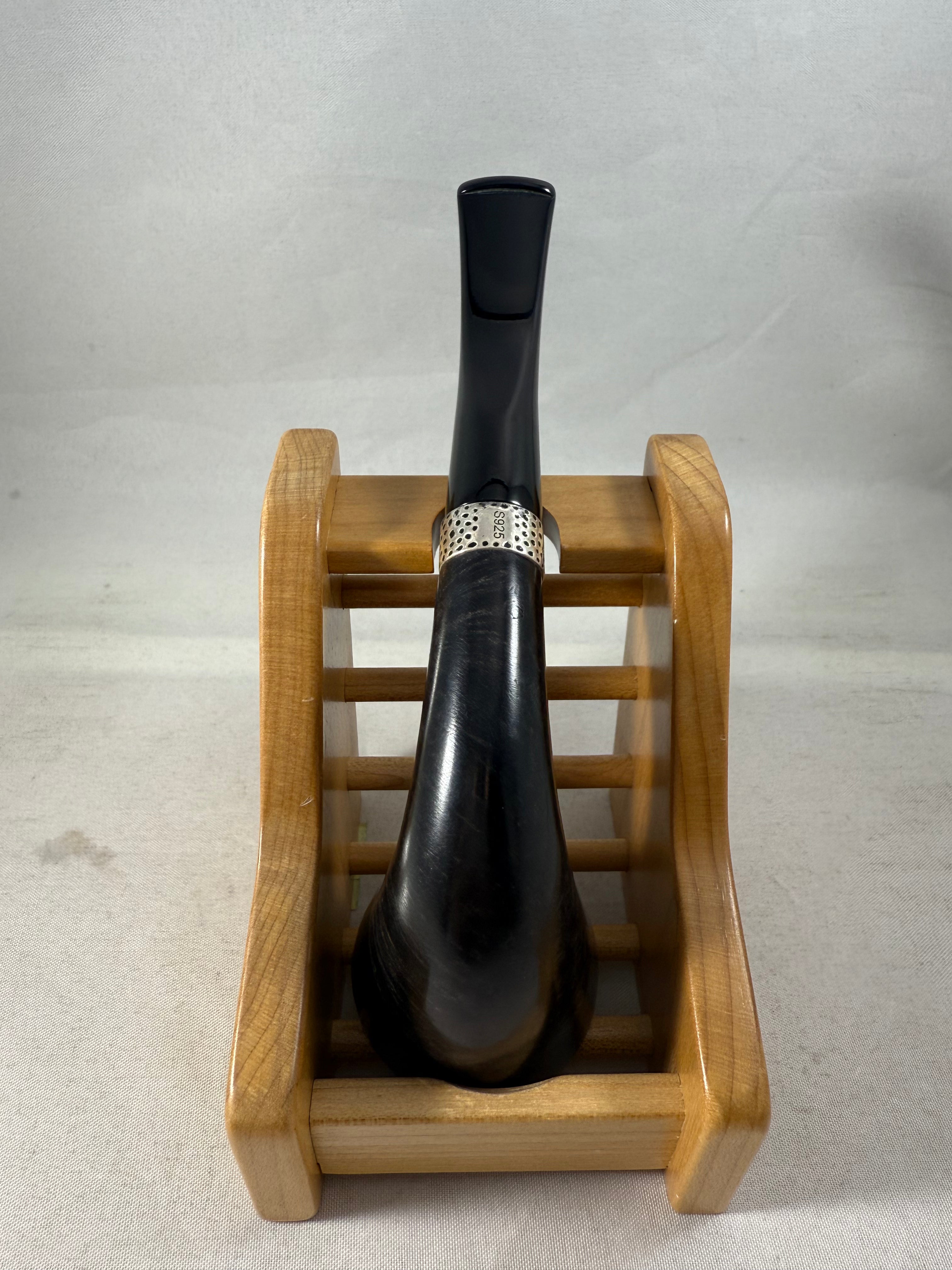 Silver Classic Black Smooth- No. 5