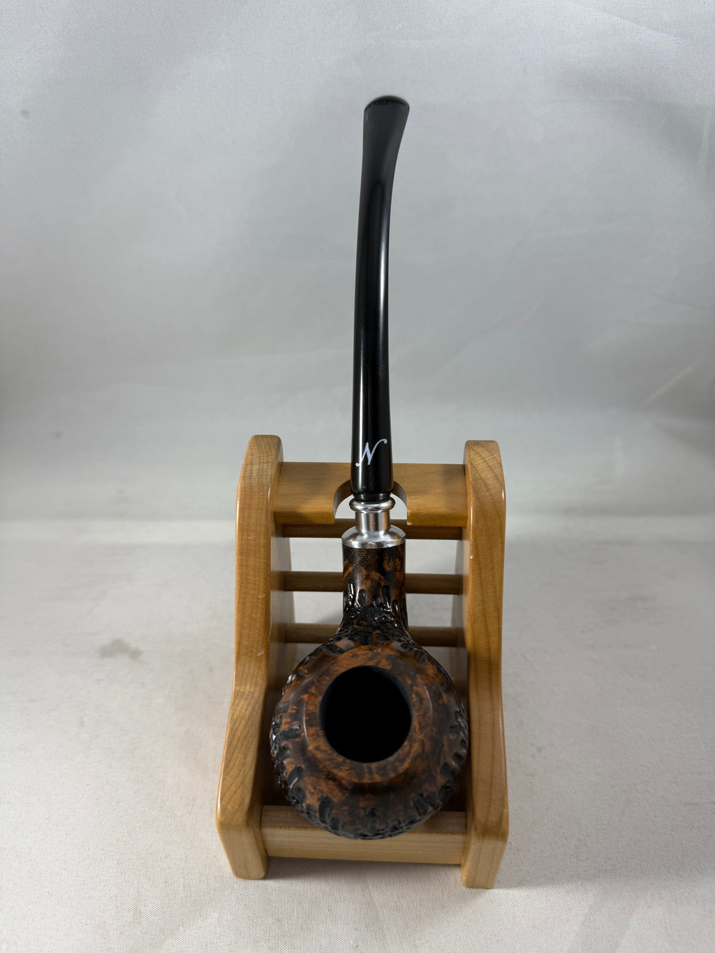 Partially Rusticated Bent Pot Churchwarden Spigot