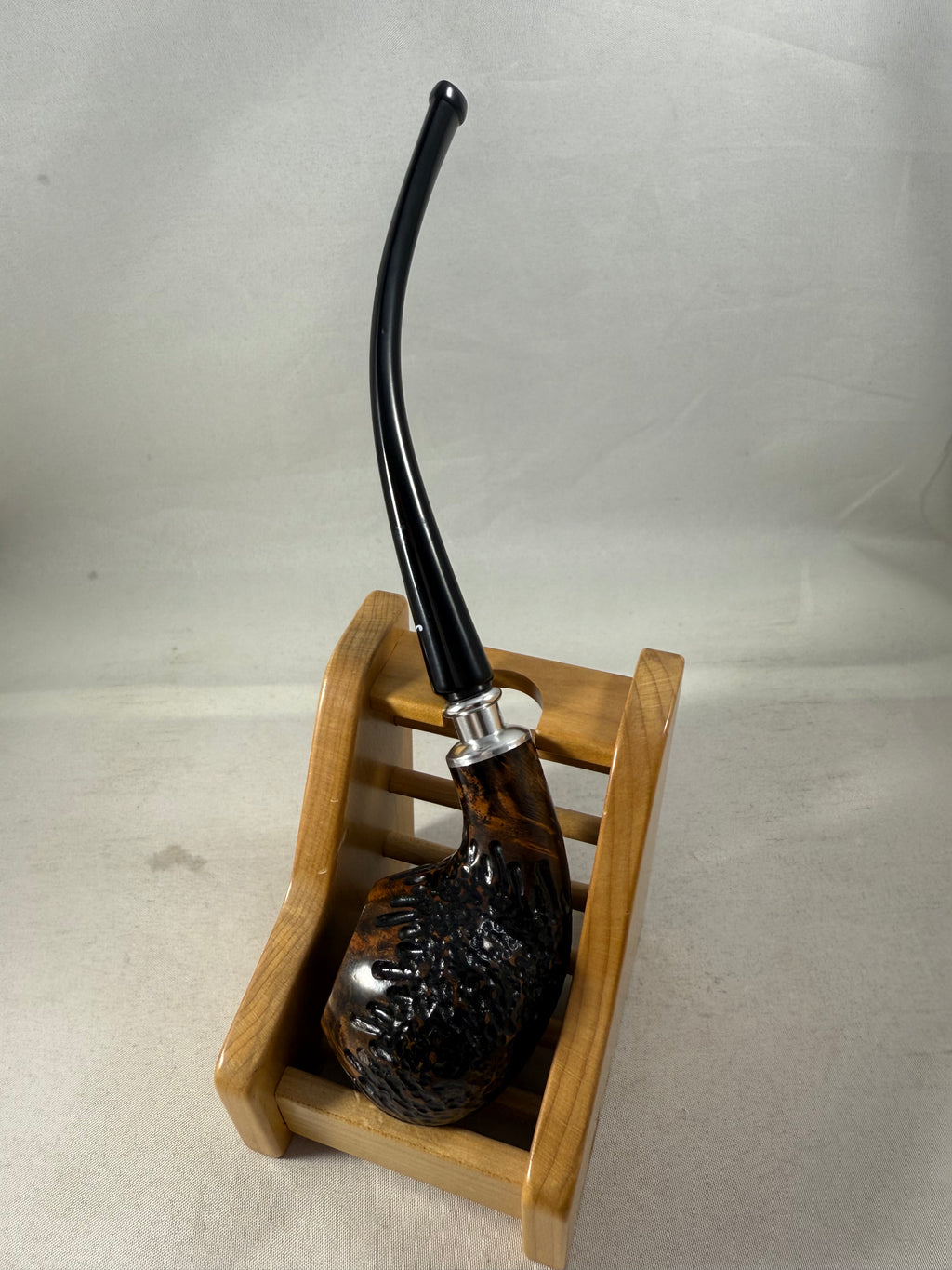 Partially Rusticated Bent Pot Churchwarden Spigot