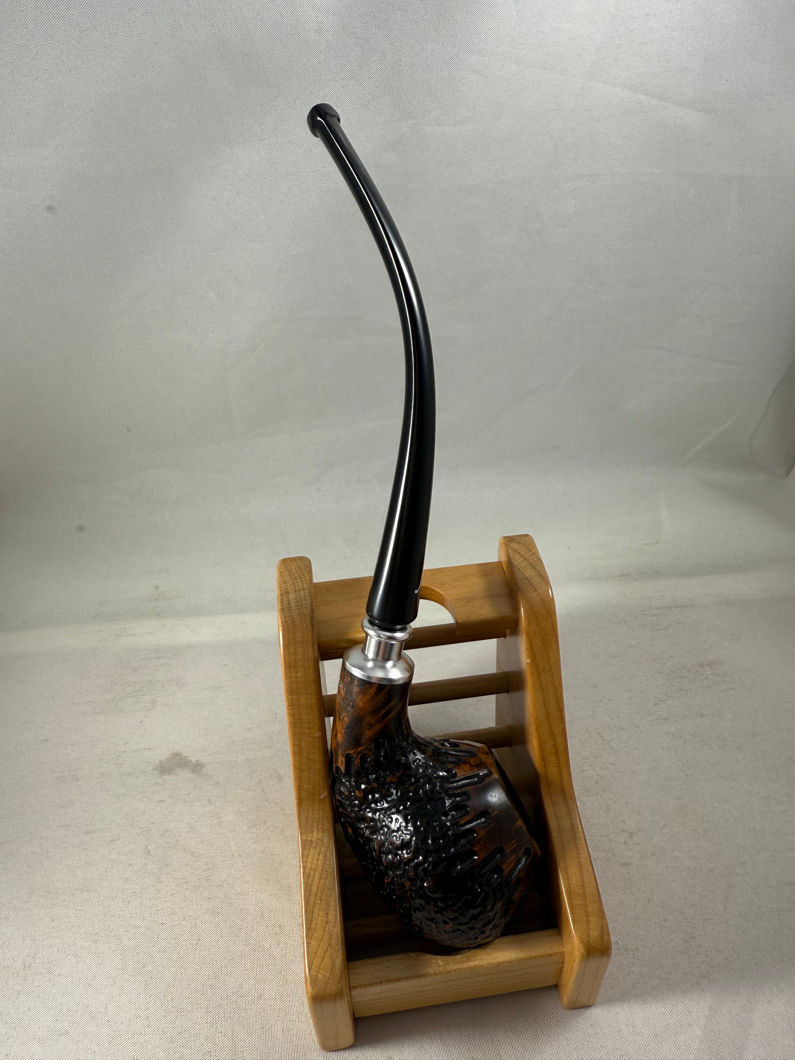 Partially Rusticated Bent Pot Churchwarden Spigot